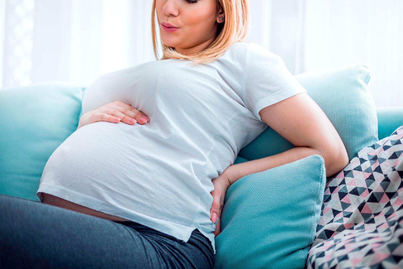 Embarazada con contracciones